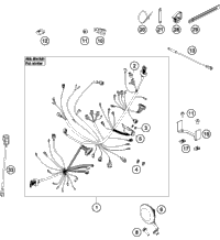 KTM PISTON D=105 As Required 2017 690 DUKE ORANGE 76630007000 I