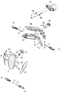 KTM CLUTCH HUB HOUSING CPL. 2015 1290 SUPERDUKE R ORANGE 61310010044