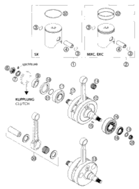 KTM CARB. KEIH. PWK 36S AG FK18 08 2012 250 SX 54831001544