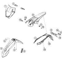 KTM ENGINE CONTROL UNIT EFI 2022 500 EXC-F Engine 79641031000