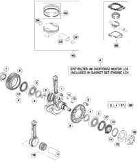 KTM OUTER CLUTCH HUB CPL. 2008 690 Super Moto 75032001044