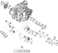 KTM Connecting rod repair kit NEW PART 2019 450 SX-F FACTORY EDITION 79530015044