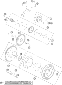 KTM SLOPING POSITIONS SENSOR 2017 1290 SUPER DUKE GT ORANGE 60342090000