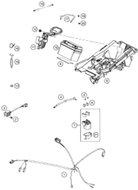 KTM Connectivity Control Unit 2020 SX-E 5 79114086000