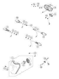 KTM SPEEDOMETER        10 10 2011 990 Adventure White ABS USA 60114169200