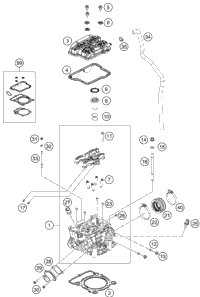 KTM ROTOR EFI CPL. 2016 350 XCF 79239005044