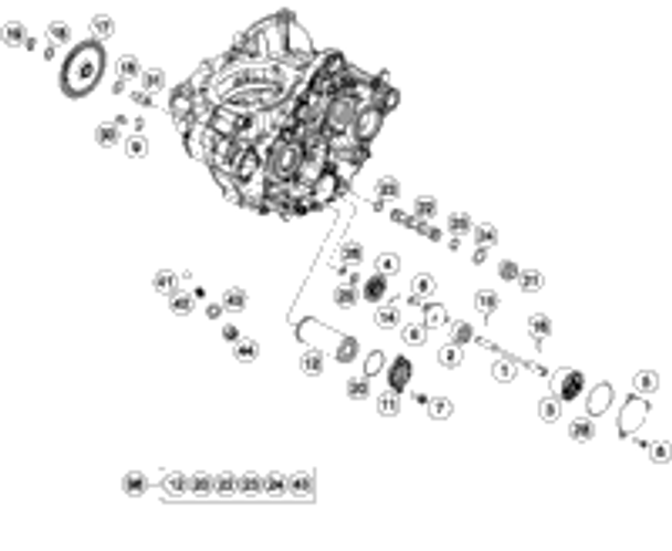 KTM ROTOR EFI CPL. 2017 250 XC-F 79239005044
