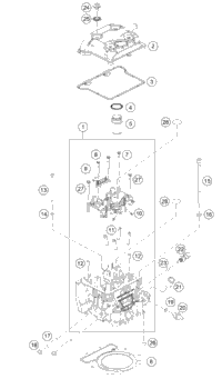 KTM FORK LEG R/S CPL. 2016 390 DUKE BLACK 90201002000