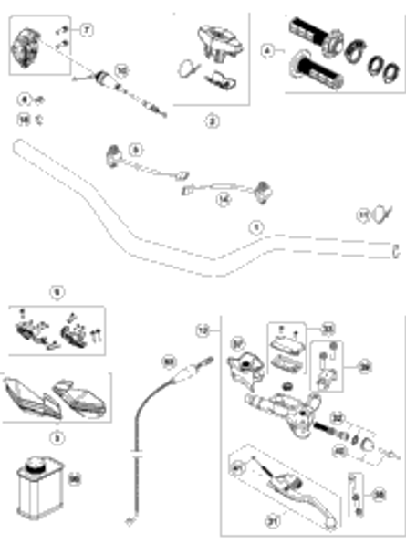 KTM EXHAUST MANIFOLD SX 2016 350 SXF 79205007000