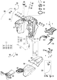 KTM FUEL PUMP 2019 1290 SUPER DUKE R BLACK 60307088000