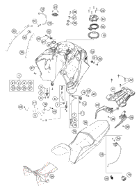 KTM FUEL PUMP 2019 1290 SUPER DUKE GT WHITE 60307088000
