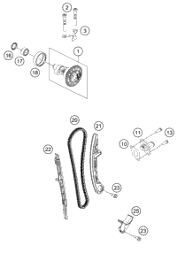 KTM Cylinder head cmpl. 2020 500 XCF-W 79536520144