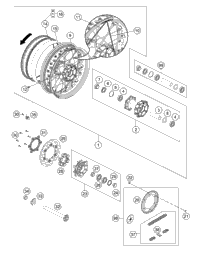 KTM Swing 690 Duke 2017 690 DUKE ORANGE 7600403014433