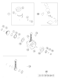 KTM CRANKSHAFT EXC 2020 300 XC-W TPI 55430118100
