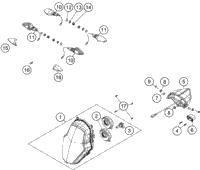 KTM CONTROL UNIT EDS 2014 1190 ADV GREY 60316031000
