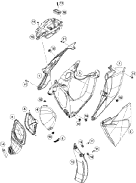 KTM Engine case cpl. 2024 85 SX Engine 47230000144