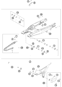 KTM CONNECTING ROD REPAIR SET 2009 450 SX-F ATV 77330015144