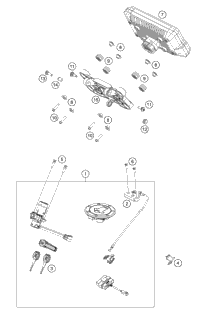 KTM Control unit MCU 3.0 2018 1290 SUPER ADVENTURE S ORANGE - Chassis 60711033000