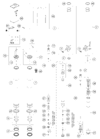 KTM AXLE CLAMP L/S + TUBE CPL. 2012 500 XCW 48600860SA