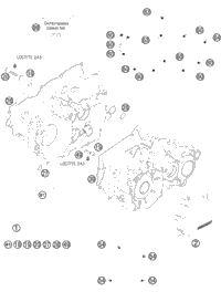 KTM CRANKSHAFT 250/300 EXC-MXC 08 08 2011 250 XC 54830118200