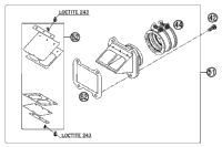 KTM CRANKSHAFT 250/300    06 2006 300 XC-W 54830118100