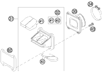 KTM CRANKSHAFT 250/300 EXC-MXC 08 08 2014 250 XC 54830118200