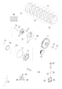 KTM VALVE KIT 250 SX-F FACTORY 2015 250 SX-F Factory Edition 79036030010