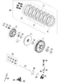 KTM VALVE KIT 250 SX-F FACTORY 2017 250 XC-F 79036030010