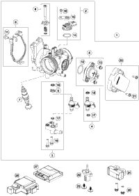 KTM ROTOR EFI CPL. 2015 250 SX-F 77839005044