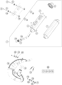 KTM CRANKSHAFT 2017 125 SX 50430018000