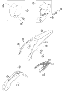KTM FRONTWHEEL CPL.1,6X21''GIANT 22 2022 125 XC Chassis 7810900154430