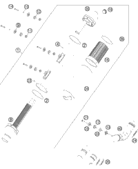 KTM SILENCER XC-W USA 2012 350 XCFW 78105082000