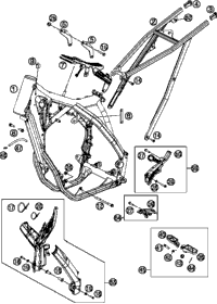 KTM SWINGARM PDS XC-W  2012 2012 2012 450 XCW 78104030144