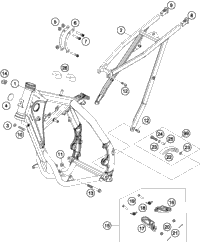 KTM FRONT WHEEL CPL. 17'' BLK. 16 2016 85 SX 4710900124430