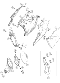 KTM REAR WHEEL CPL. 2,15X18''BLACK 17 2022 350 EXC-F Chassis 5041000114430