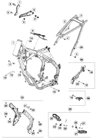 KTM REAR WHEEL CPL. 2,15X18''BLACK 2017 150 XC-W 5041000104430