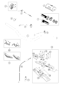 KTM REAR WHEEL CPL. 2,15X18''BLACK 17 2023 300 XC-W Chassis 5041000114430