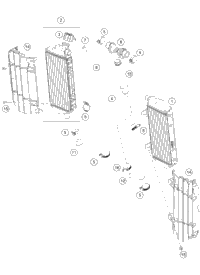 KTM engine case cpl. 2024 450 SX-F / XC-F Engine A48030000044