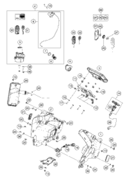 KTM MAIN HARNESS 2019 1090 ADVENTURE R 60811075000