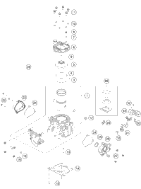 KTM CYLINDER HEAD CPL. 2017 500 EXC-F 79436520044