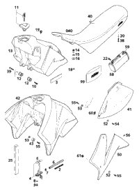 KTM SWING ARM CPL. PDS    2011 2011 2015 300 XCW SIXDAYS 51504030044