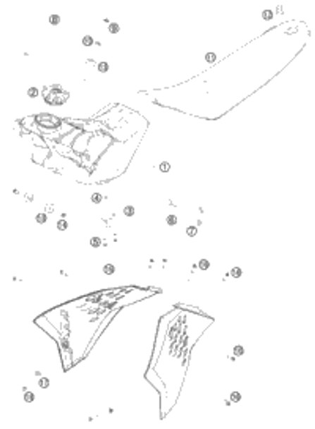 KTM ENGINE CASE CPL. + BEARING 2012 65 SX 46230000244