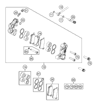KTM ENGINE CASE CPL. WITH BEARING 2009 65 SX 46230000033