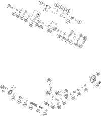 KTM Shock KTM 790 Adventure S 19 2020 790 ADVENTURE WHITE 01584S2901