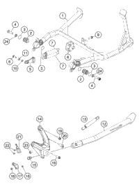 KTM SWINGARM CPL. 2016 1190 ADVENTURE GREY 6030403004433