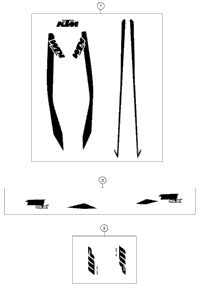 KTM REAR WHEEL CMPL. 2.15X19''EXCEL NEW PART 2019 450 SX-F 7901000134430