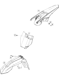 KTM REAR WHEEL CMPL. 2.15X19''EXCEL 2021 150 SX Chassis 7901000134430