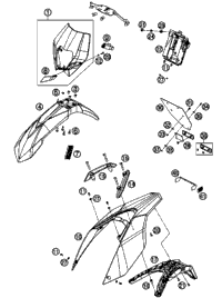 KTM REAR WHEEL CPL. 2,50X18''  08 '08 2016 690 ENDURO R 7651000104430