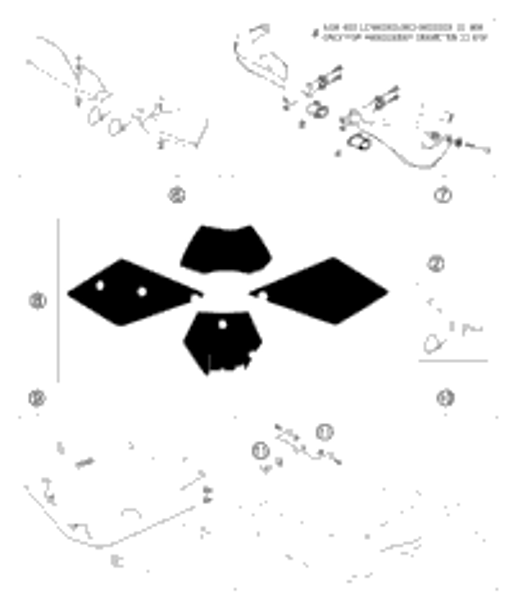 KTM SUB FRAME ALUMINIUM LC8  03 2006 ADV BLK 60003002000 KTM SUB FRAME ALUMINIUM LC8  03 2006 ADV BLK 60003002000