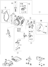 KTM Swingarm cmpl. 2019 NEW PART 2019 250 XC 79104030044